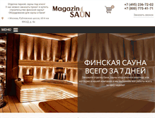 Tablet Screenshot of magazinsaun.com